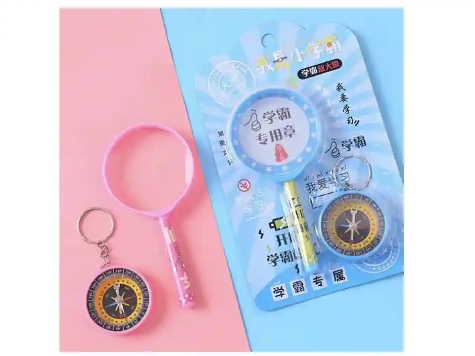 STEM Magnifying Glass with Compas for Kids - Kinder Kreato