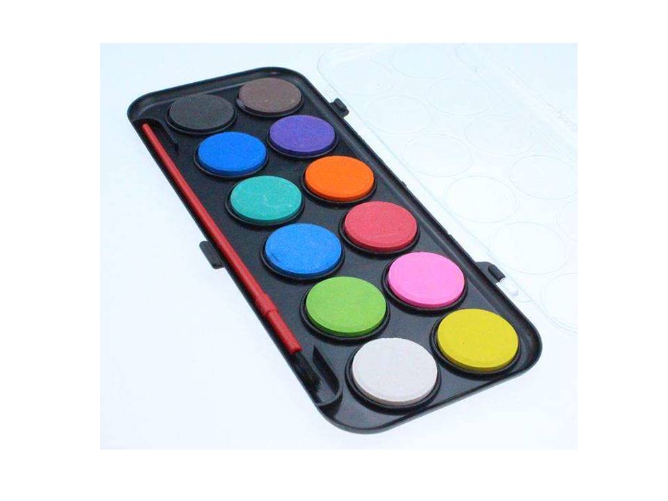 Baroque 12/24 Colors Watercolor Set – Washable, High Quality Paints for Kids & Artists