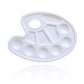 Plastic Color Mixing Tray – Medium Size Deluxe White Palette