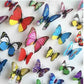 12PCS 3D PVC Butterfly Wall Stickers – Magnetic Decoration