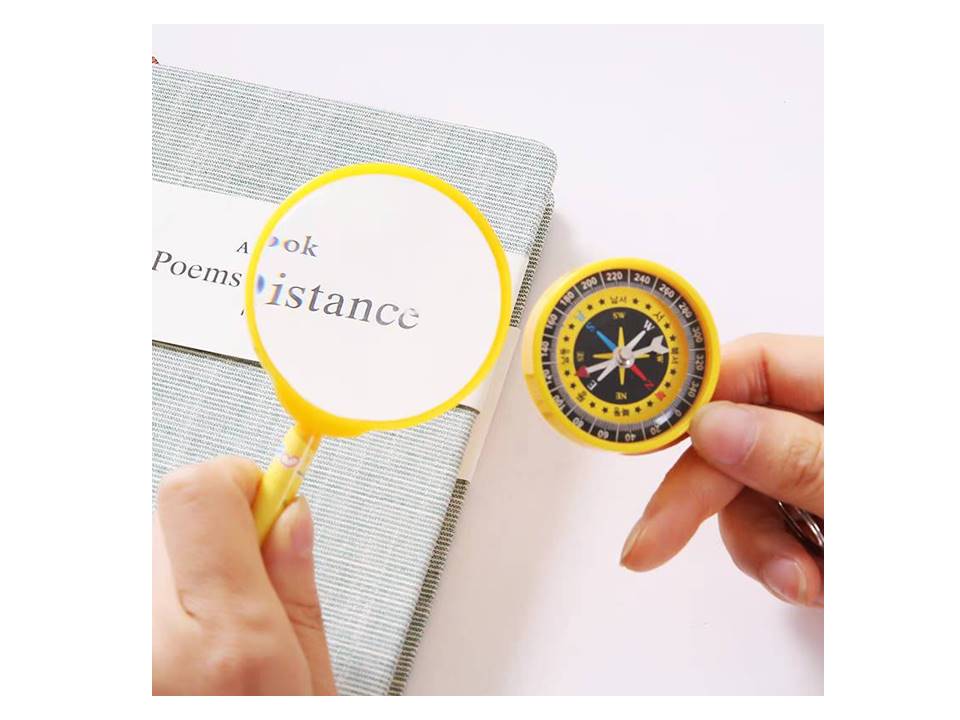 STEM Magnifying Glass with Compas for Kids