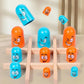 Wooden Emoji Tic Tac Toe Tache Board Game - Kinder Kreato
