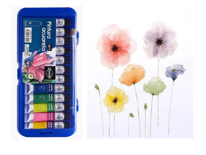 Premium Watercolor Paint Set - 12*12ml