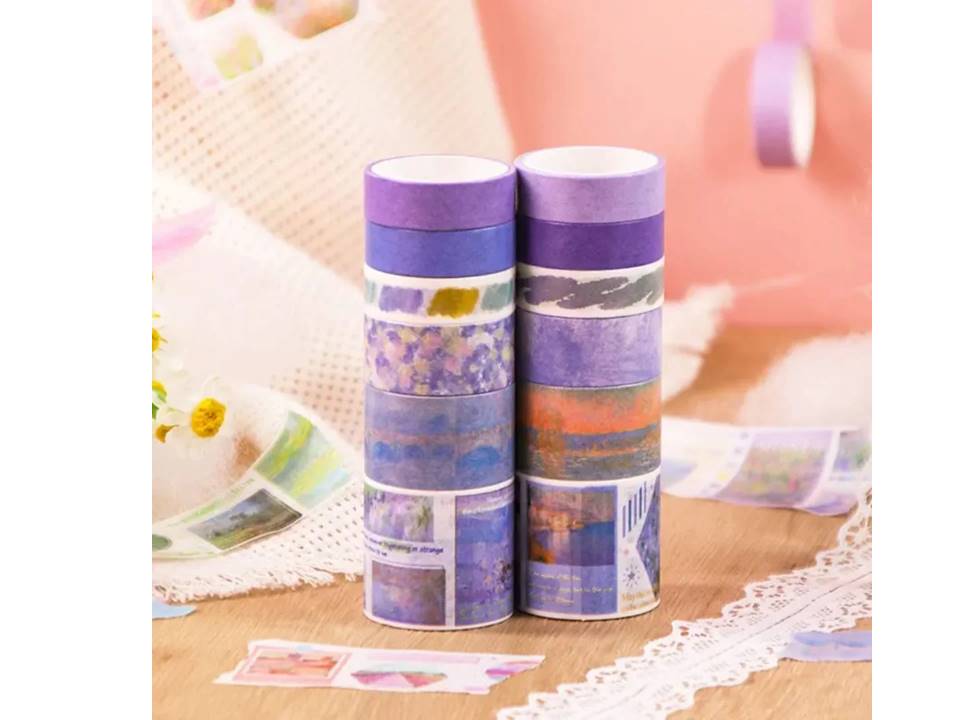Premium Washi Tape Set – Art Gallery Collection | Decorative Tapes for Journaling