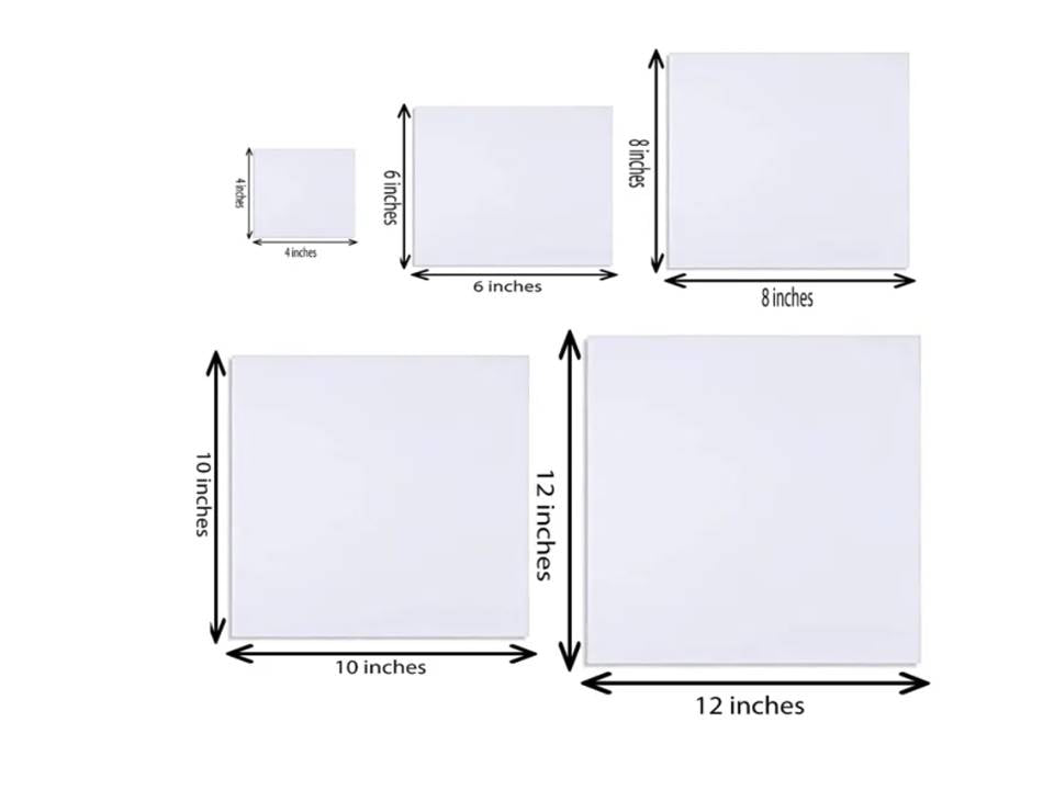 Complete Painting Set – 5 Canvas Boards + 6 Brush Set + 12 Acrylic Paints + Color Mixing Tray - Kinder Kreato