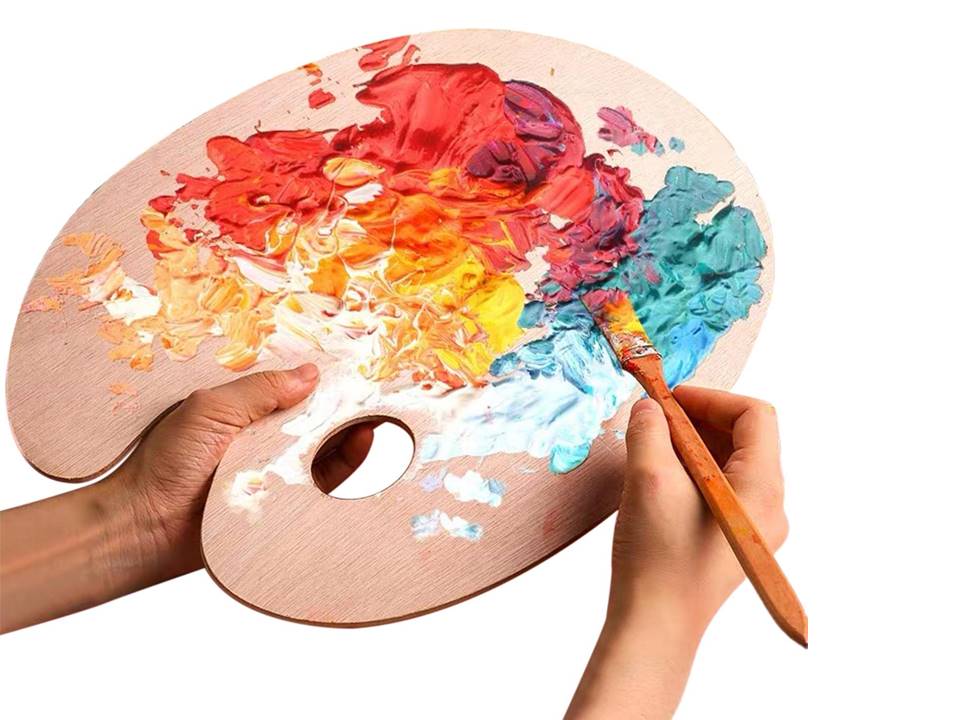 img Professional Artist Brush Set – 12 Paint Brushes with 1 Color Mixing Palette