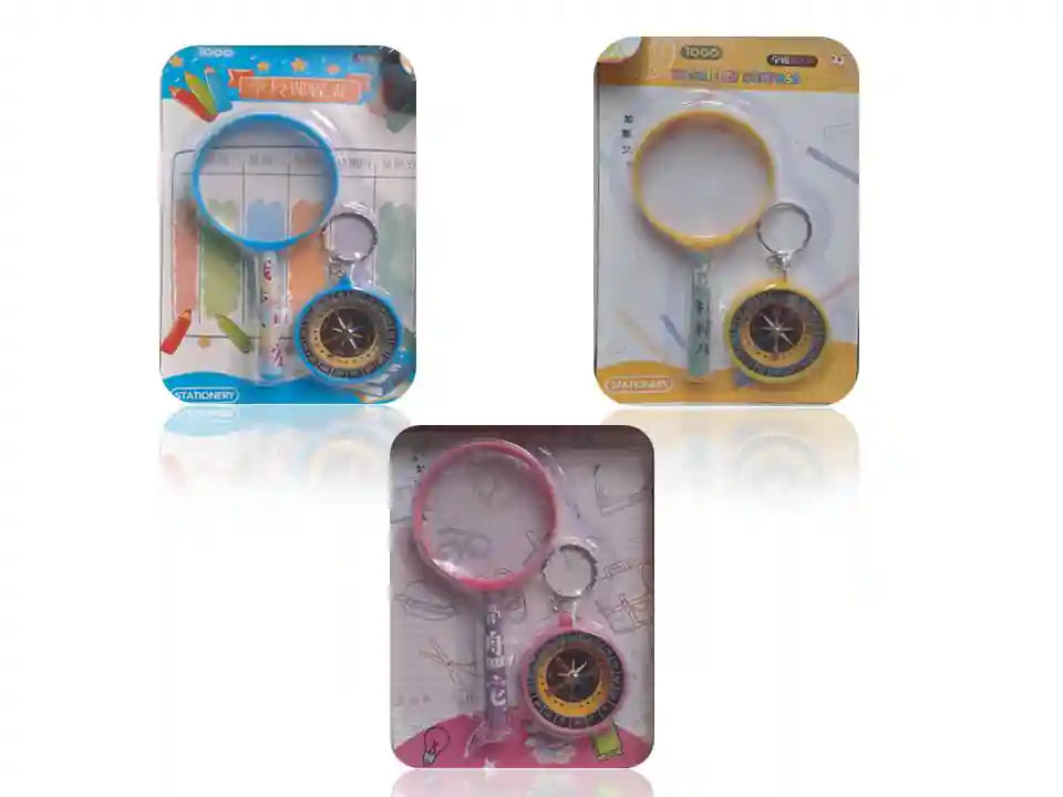 STEM Magnifying Glass with Compas for Kids - Kinder Kreato