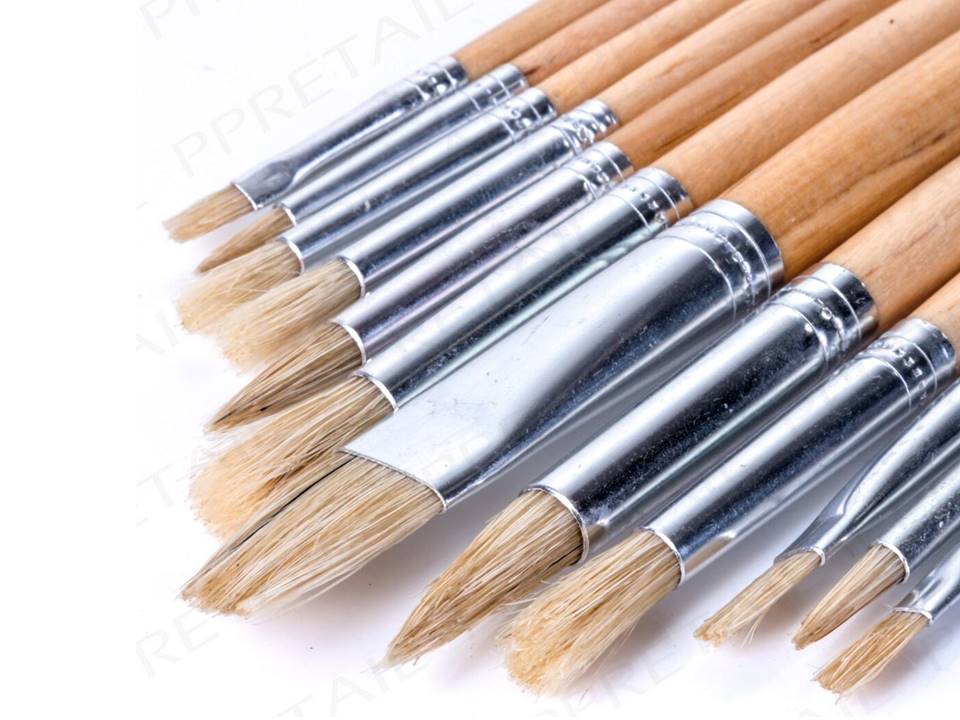 img Professional Artist Brush Set – 12 Paint Brushes with 1 Color Mixing Palette