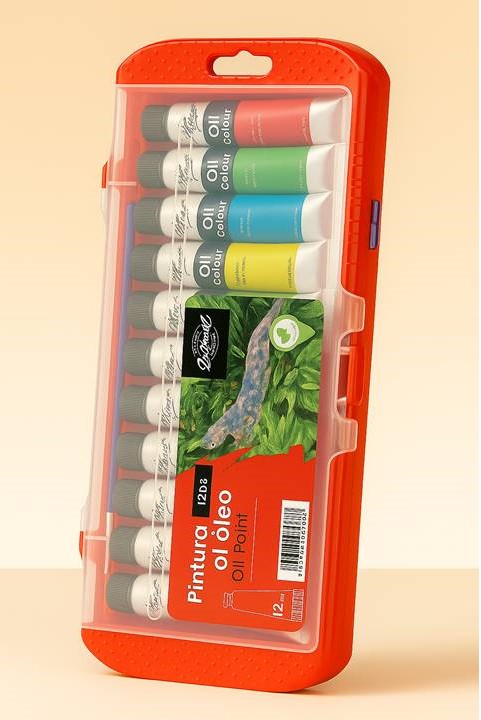 Baroque Oil Paints Set – 12 Colors x 12ml Tubes