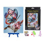 5D Crystal Diamond Painting Kit | Butterfly Flower - Kinder Kreato