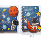Astronaut Themed Spiral Bound Notebook - Kinder Kreato