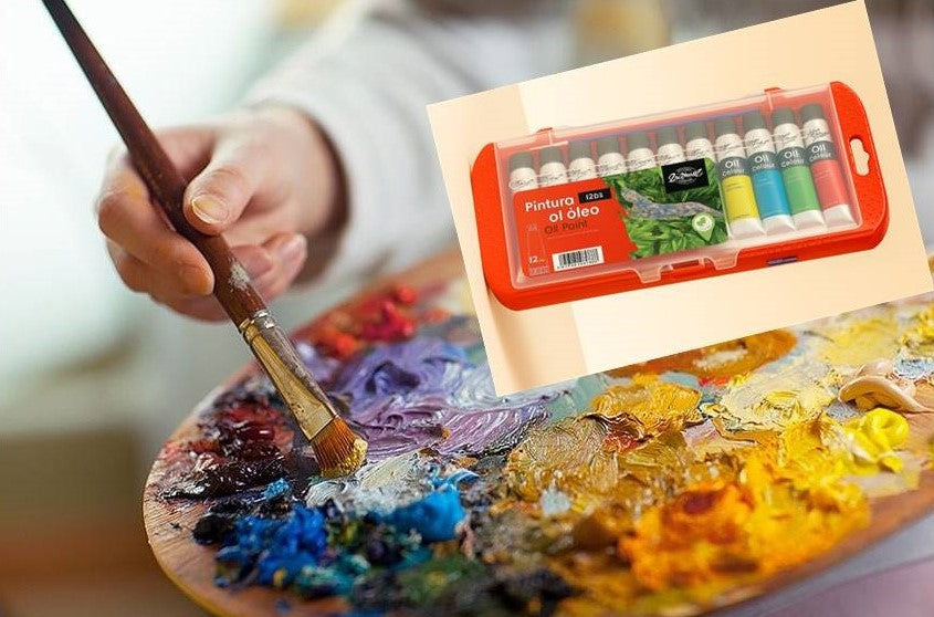 Baroque Oil Paints Set – 12 Colors x 12ml Tubes