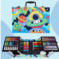 135 Pcs Kids Coloring Gift Box – Complete Drawing Art Set with Crayons, Color Pencils, Oil Pastels, Watercolors & More