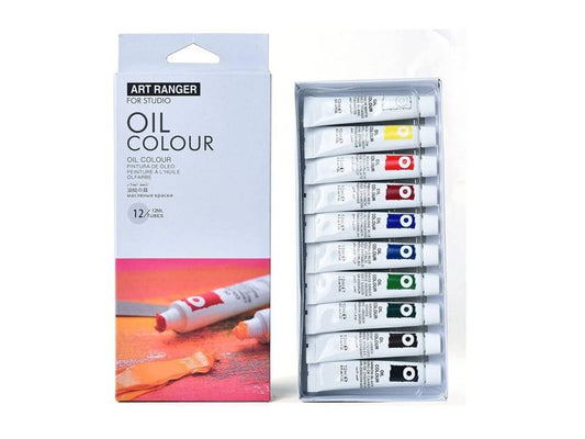 Art Rangers Oil Paints Set – 12 Colors x 12ml Tubes
