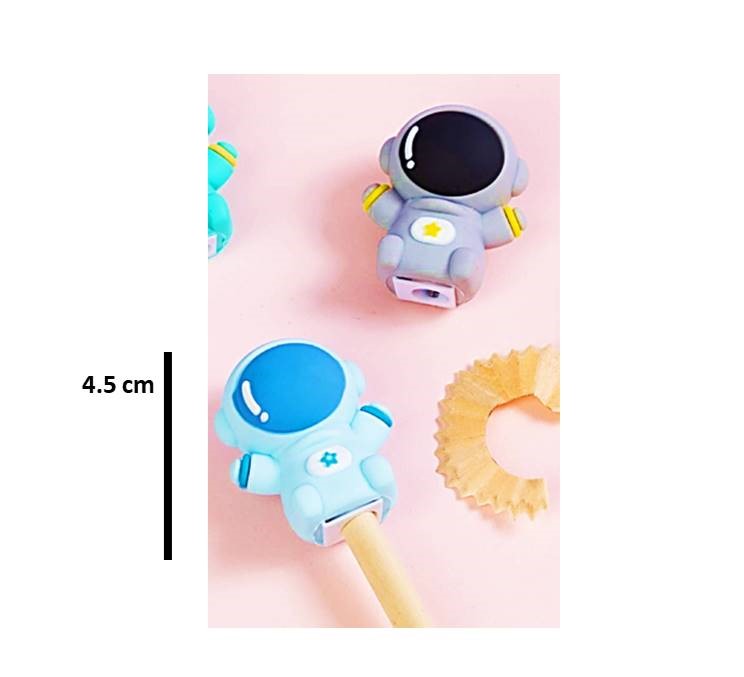 Pair of Astronaut Fancy Pencil Sharpeners