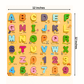 Wooden ABC Puzzle set with Shapes for kids - Kinder Kreato