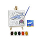 DIY Canvas Painting Kit With Mini Easel Stand - Kinder Kreato