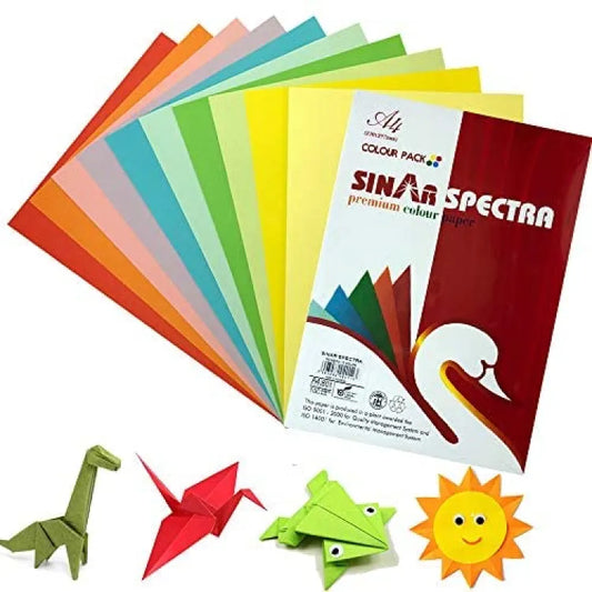 A4 Colour Paper (Pack of 100 Sheets) - Kinder Kreato