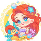 Diamond Paintings Princess Set – 4 Designs (20x20 cm Each) - Kinder Kreato